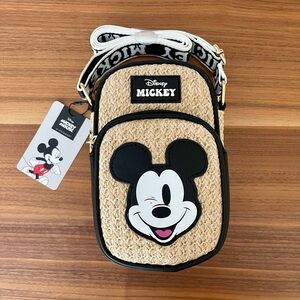 Disney’s Mickey Mouse Straw Phone Bag